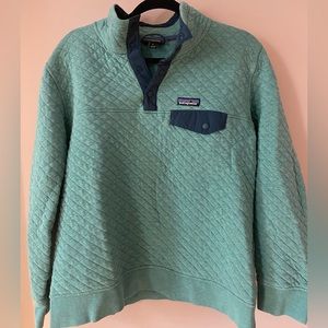 Womens Patagonia Cotton Quilt Snap-T Pullover: Large
